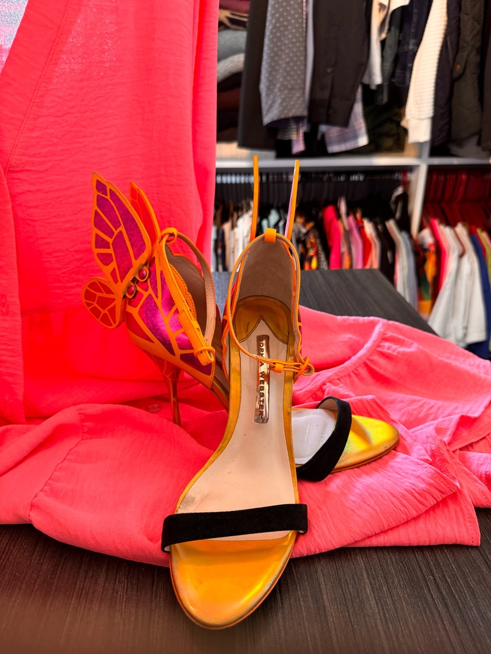 SEXY! Sophia Webster Signature Chiara Butterfly Heels.